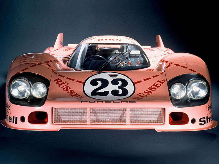 Porsche 917/20 in Pink Pig livery at Le Mans