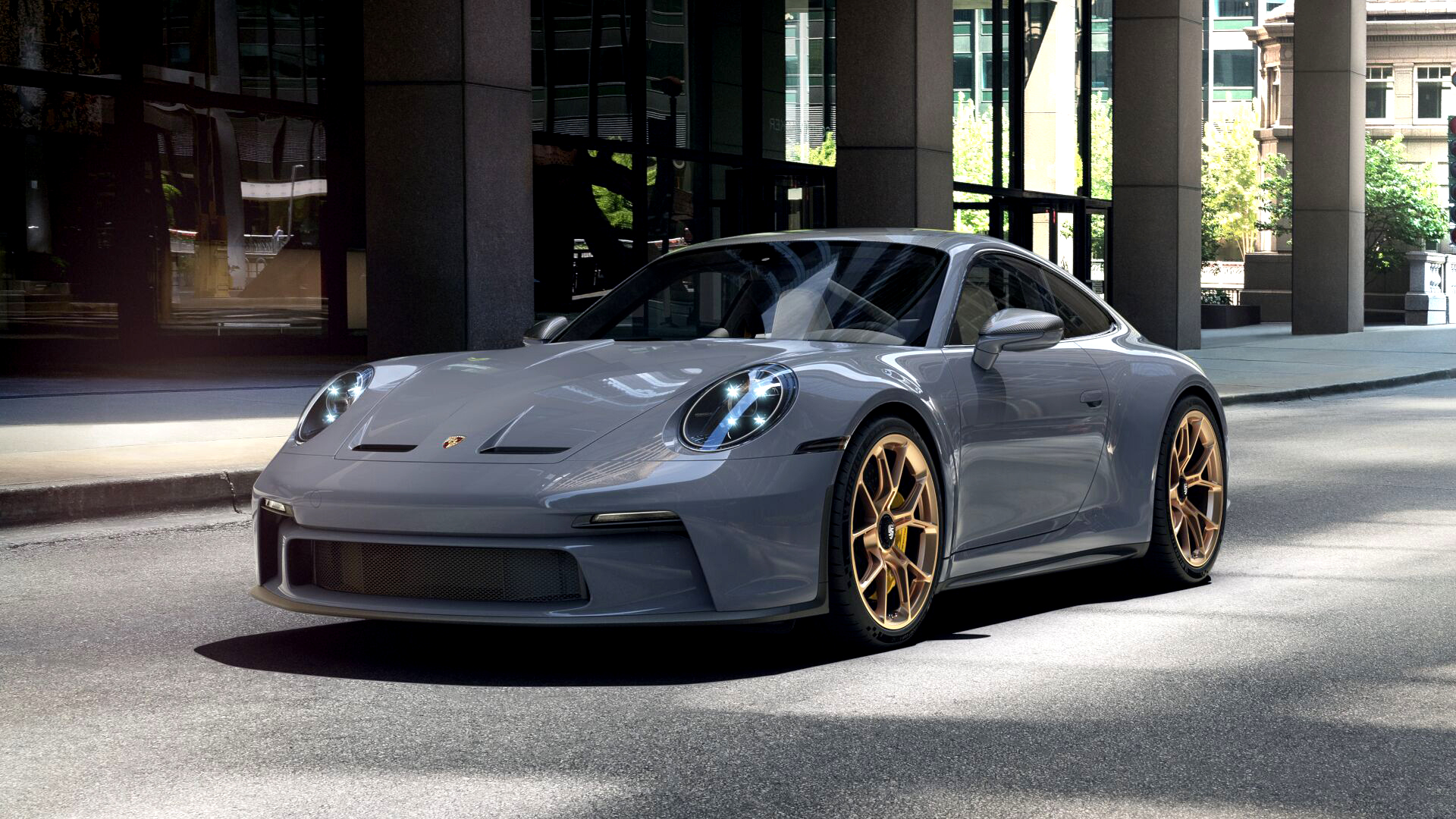 Porsche 911 GT3 Touring in Arctic Gray with Neodyme wheels