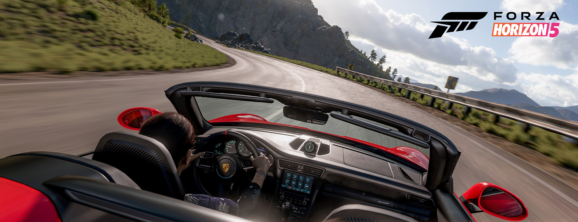 Red Porsche 911 Speedster in Forza Horizon 5 game