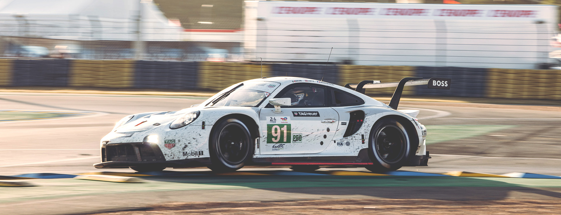 2022 24 Hours of Le Mans Porsche 911 RSR racecar