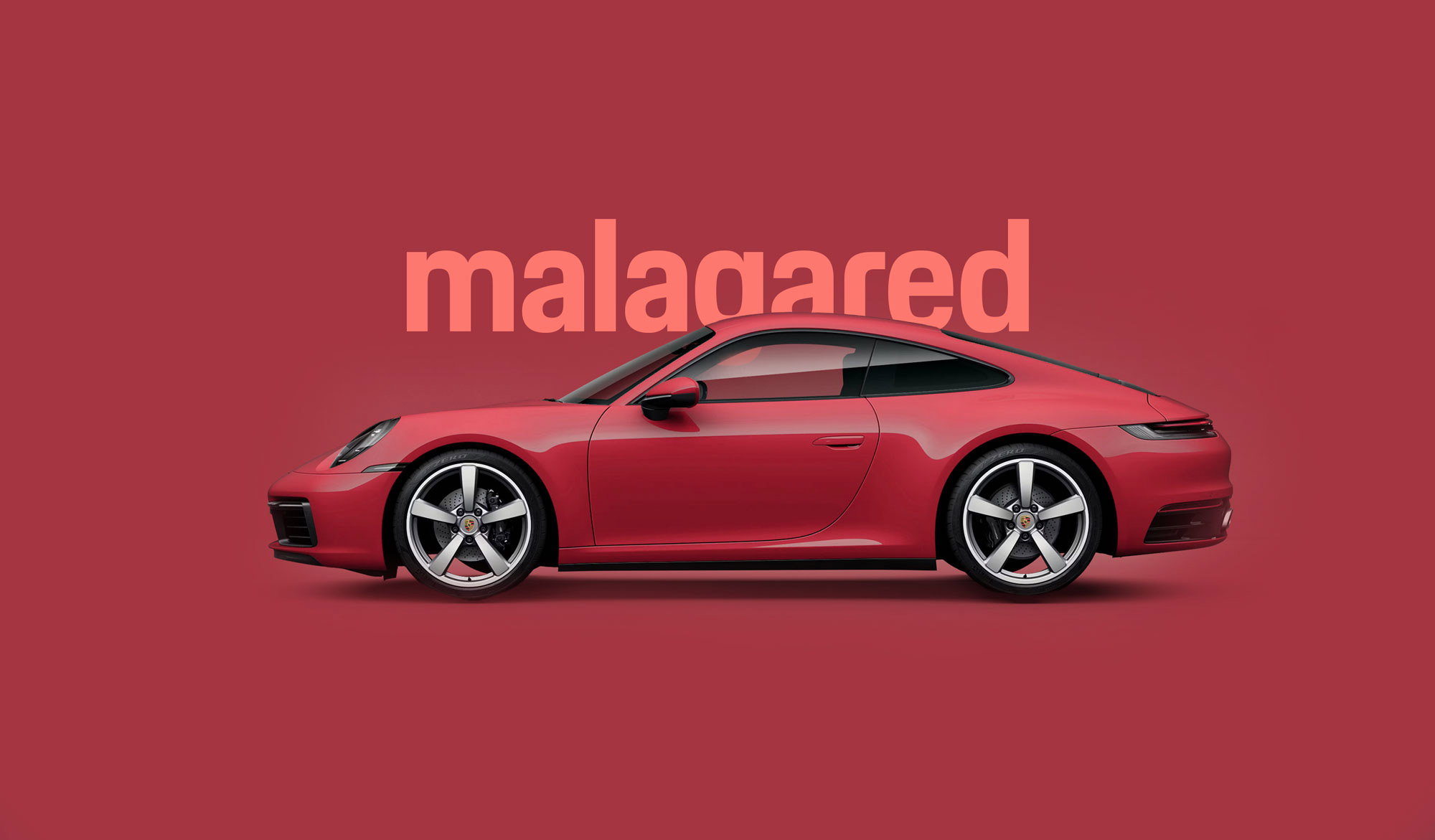 Porsche 911 in the Paint To Sample Plus Malaga Red