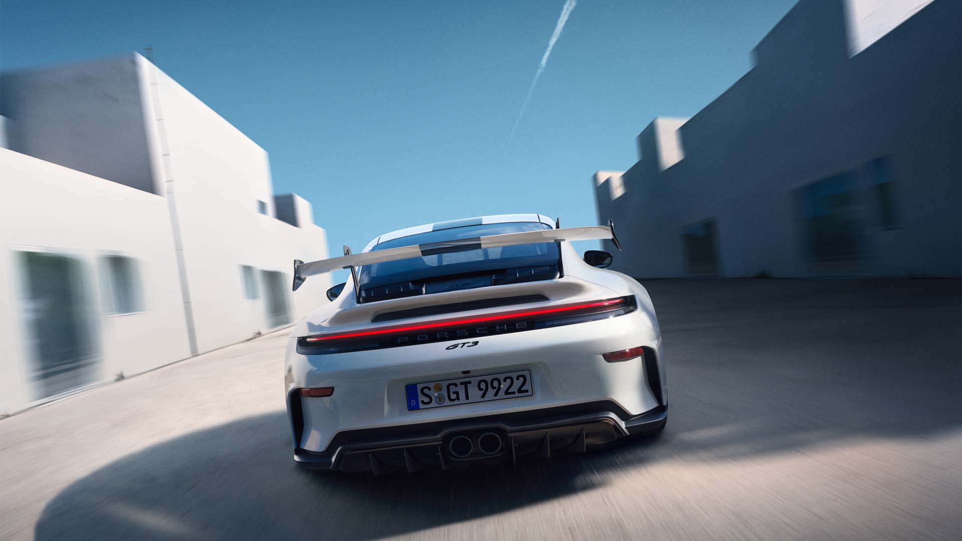 Porsche 911 GT3 wallpaper rear view desktop