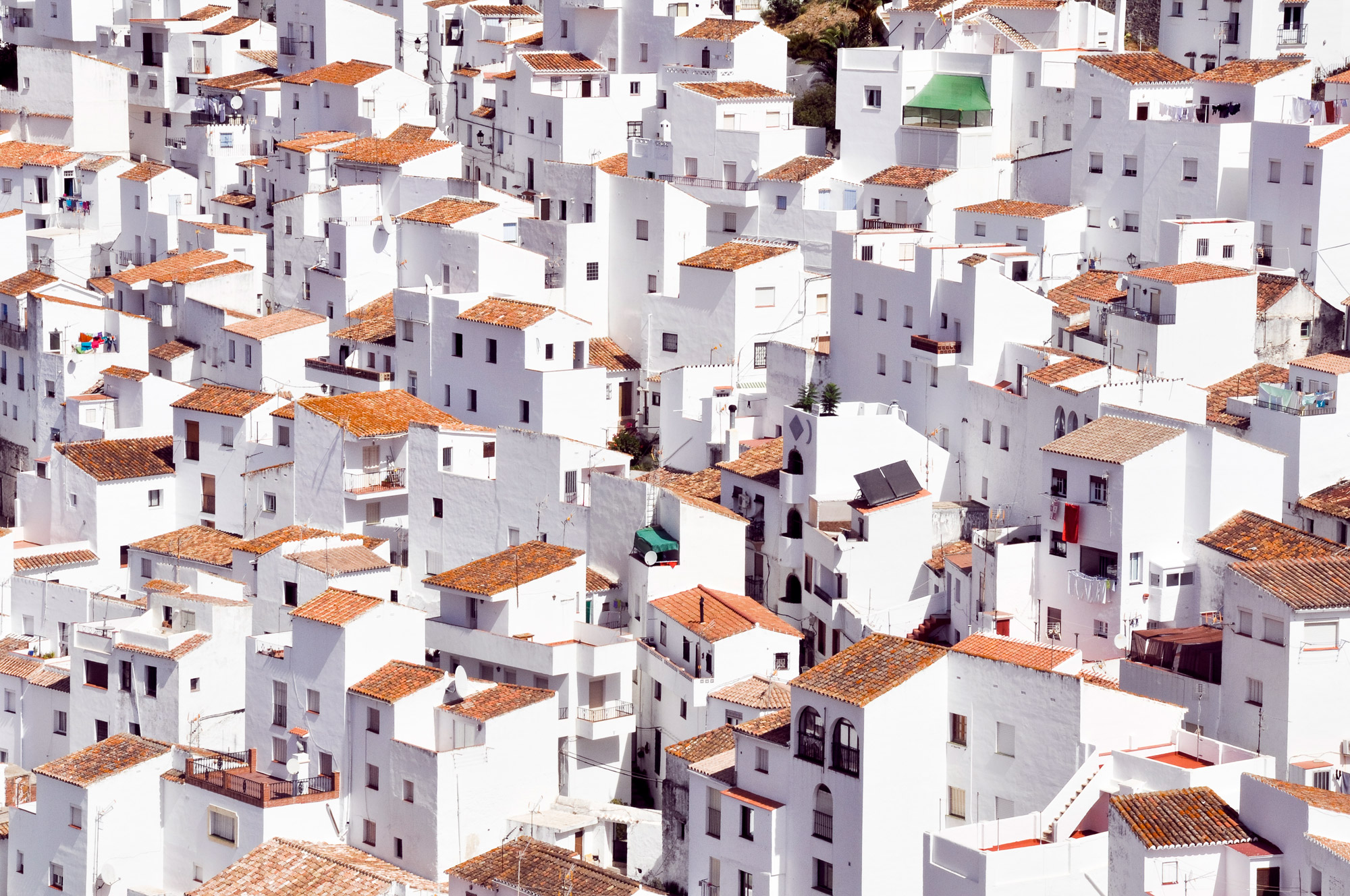 A white village in southern Spain