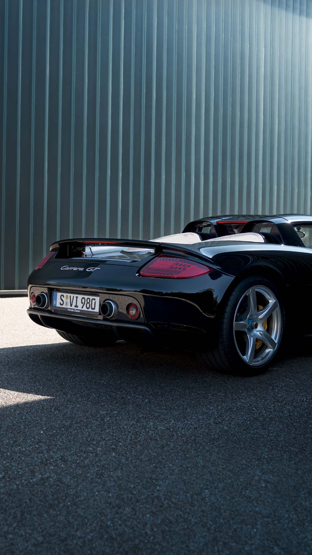 porsche carrera gt wallpaper side rear mobile