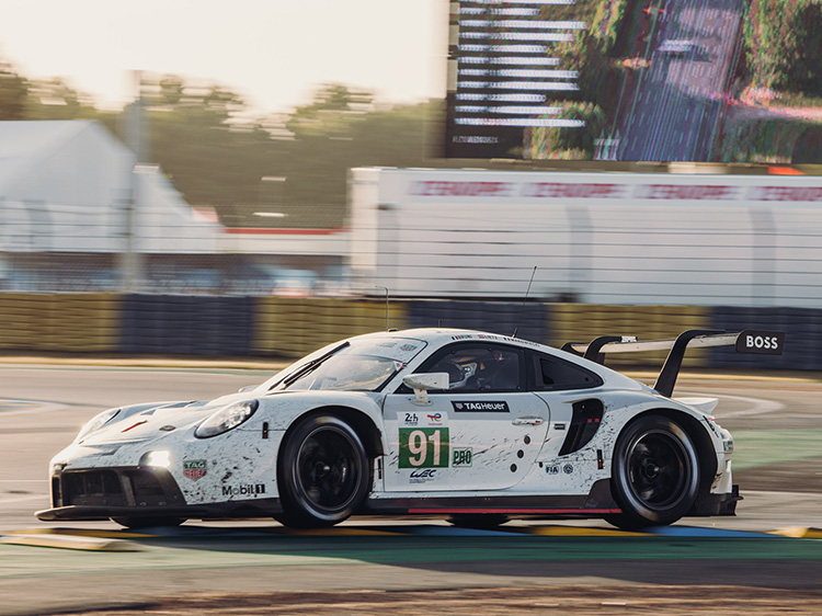 2022 24 Hours of Le Mans Porsche 911 RSR racecar