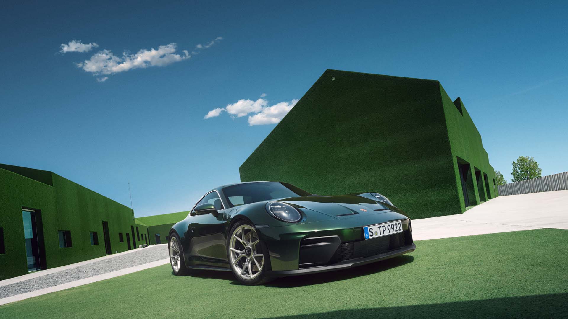 Porsche 911 GT3 Touring wallpaper front view desktop