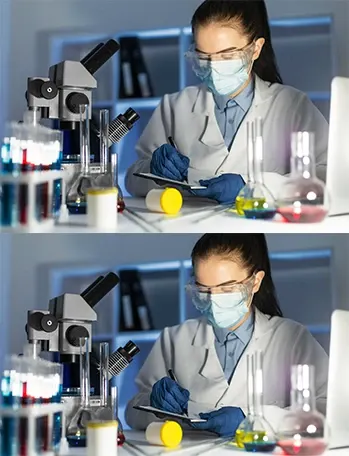 Estudios de laboratorio, gabinete y especiales