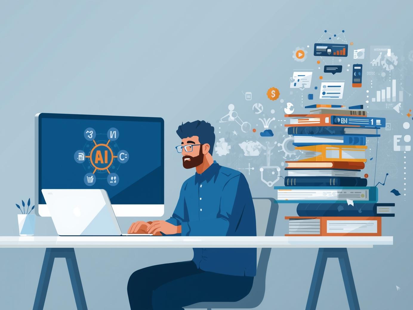 Resumo de livro com IA: passo a passo para aplicar no teu negócio digital