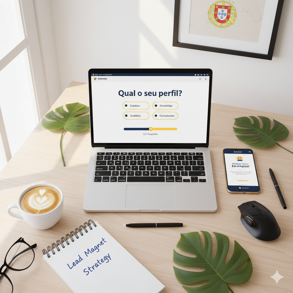 Quiz interativo: como criar o seu lead magnet gratuito (guia completo para Portugal)