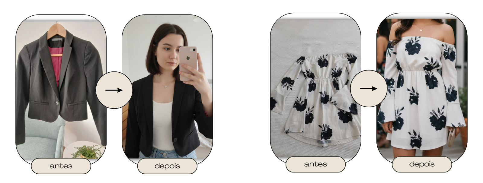 antes e depois artigos em segunda mao 3