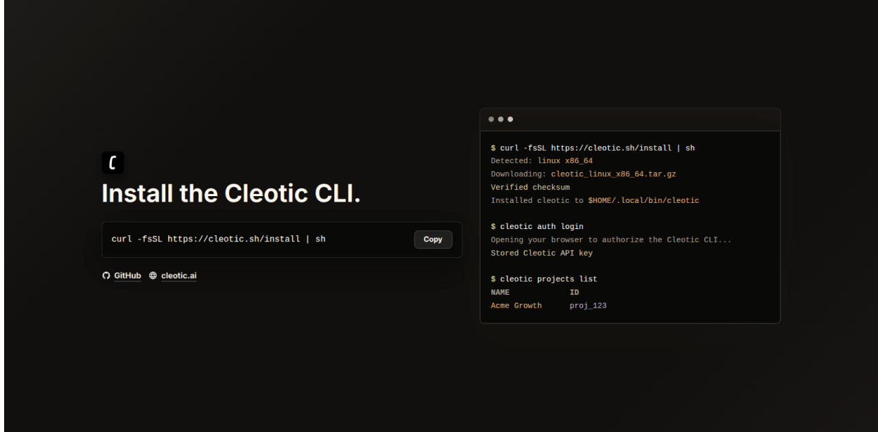 Featured Image for Give your AI agents access to Cleotic with MCP and the Cleotic CLI
