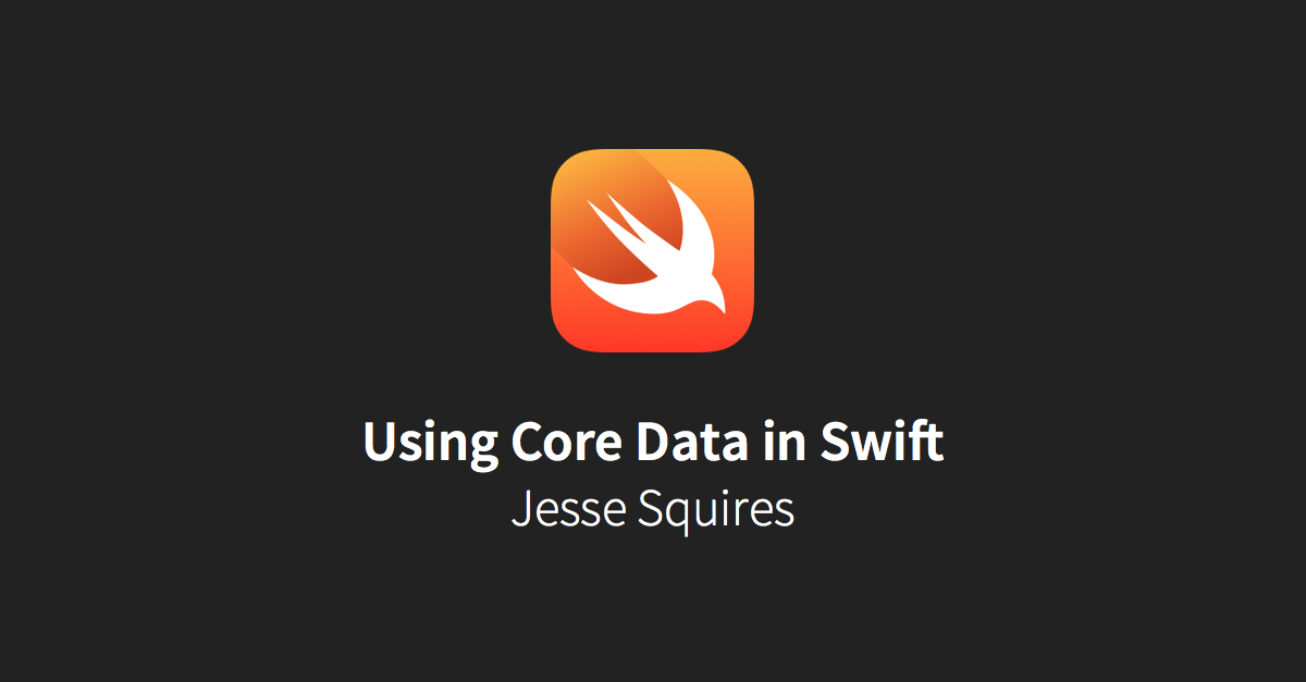 Using Core Data in Swift