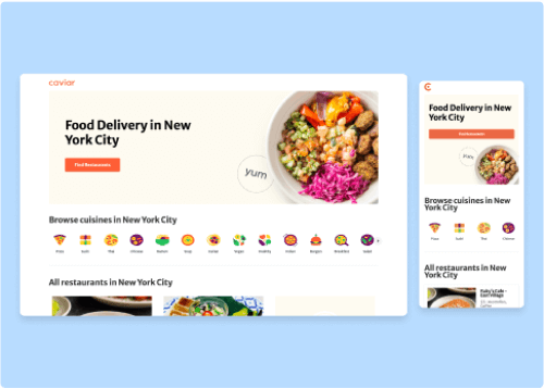 Regionalized Product List Page