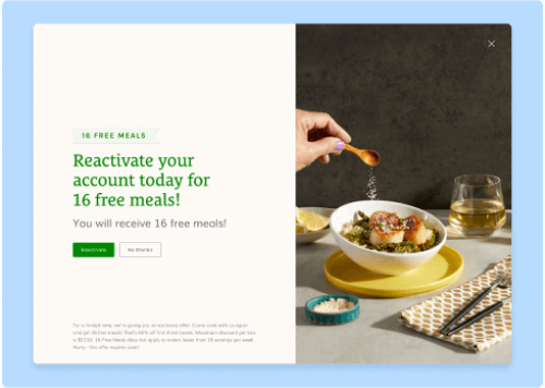 Reactivation Splash Page