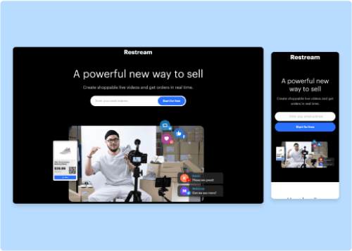 Product Landing Page