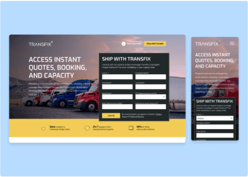 Landing Page for Paid Search