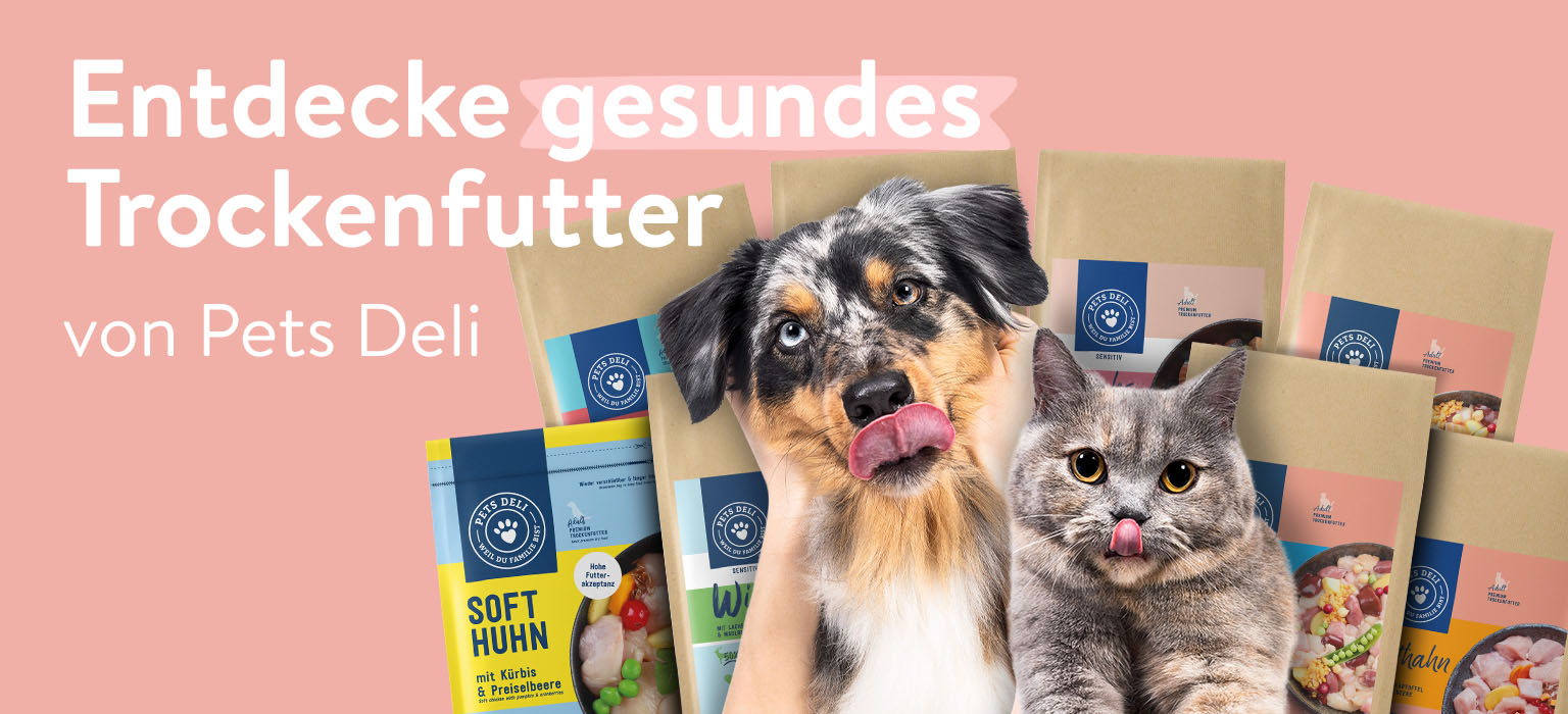 Das leckerste Trockenfutter fr Hunde & Katzen - Pets Deli