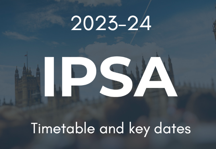 IPSA Timetable and key dates calendar 2023-24
