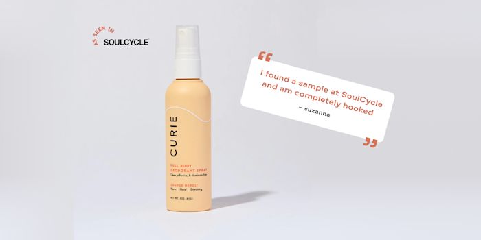 Case study. As seen in SoulCycle. “I found a sample at SoulCycle and am completely hooked.” -- Suzanne