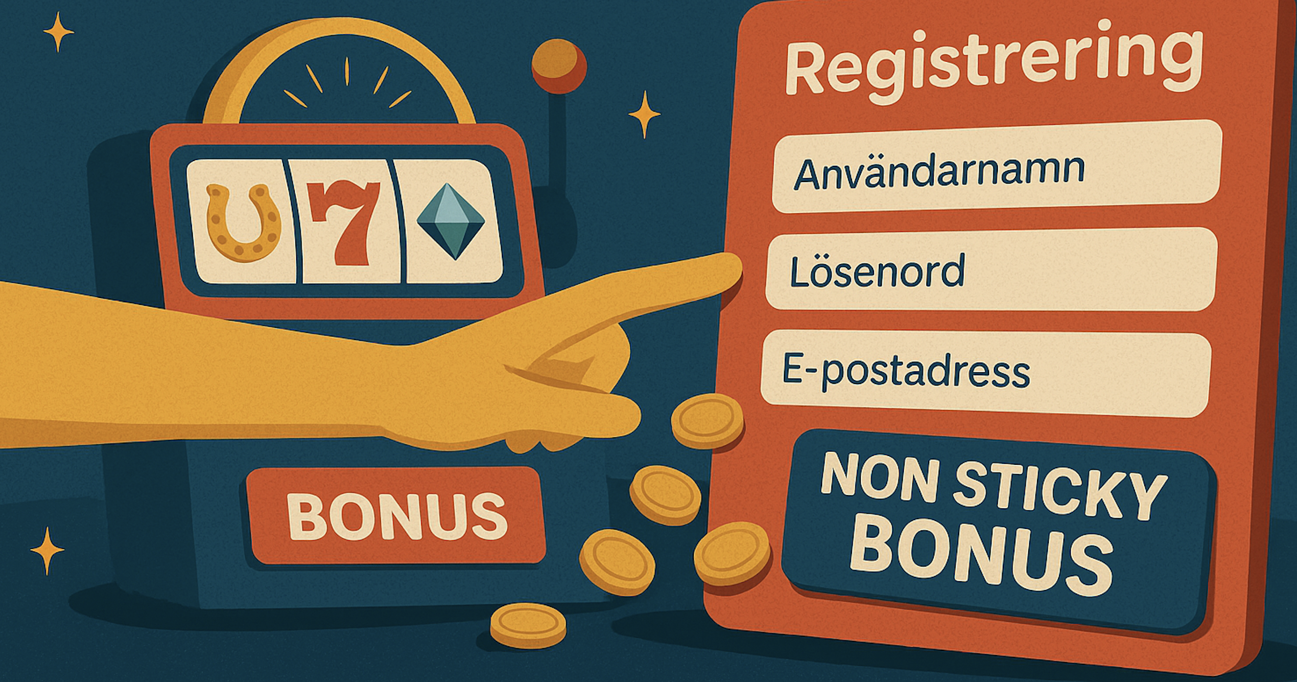 Öppna ett konto på sidan och lös in bonusen