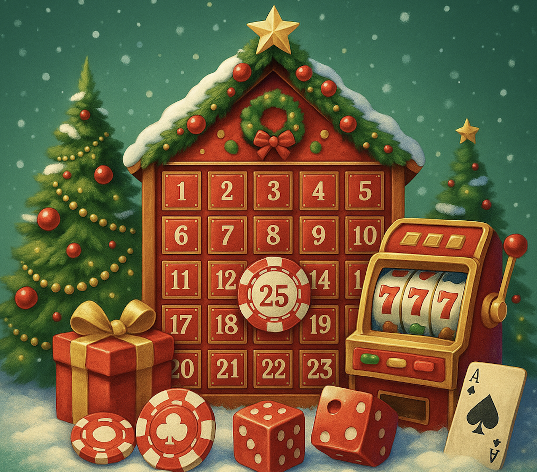 Casino julkalendrar 2024