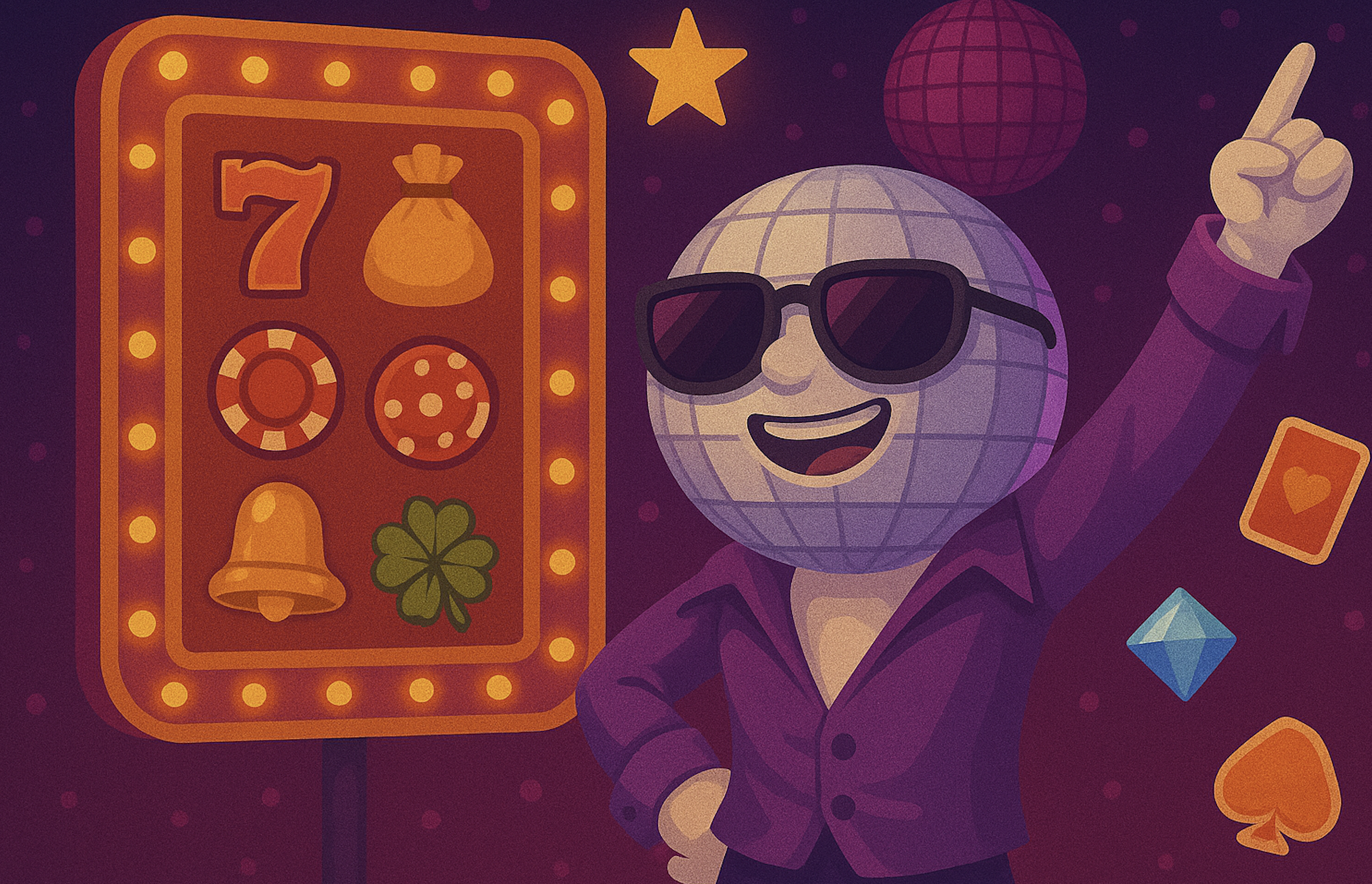 Den rörliga disco-casinon erbjuder 5 olika bonusar!