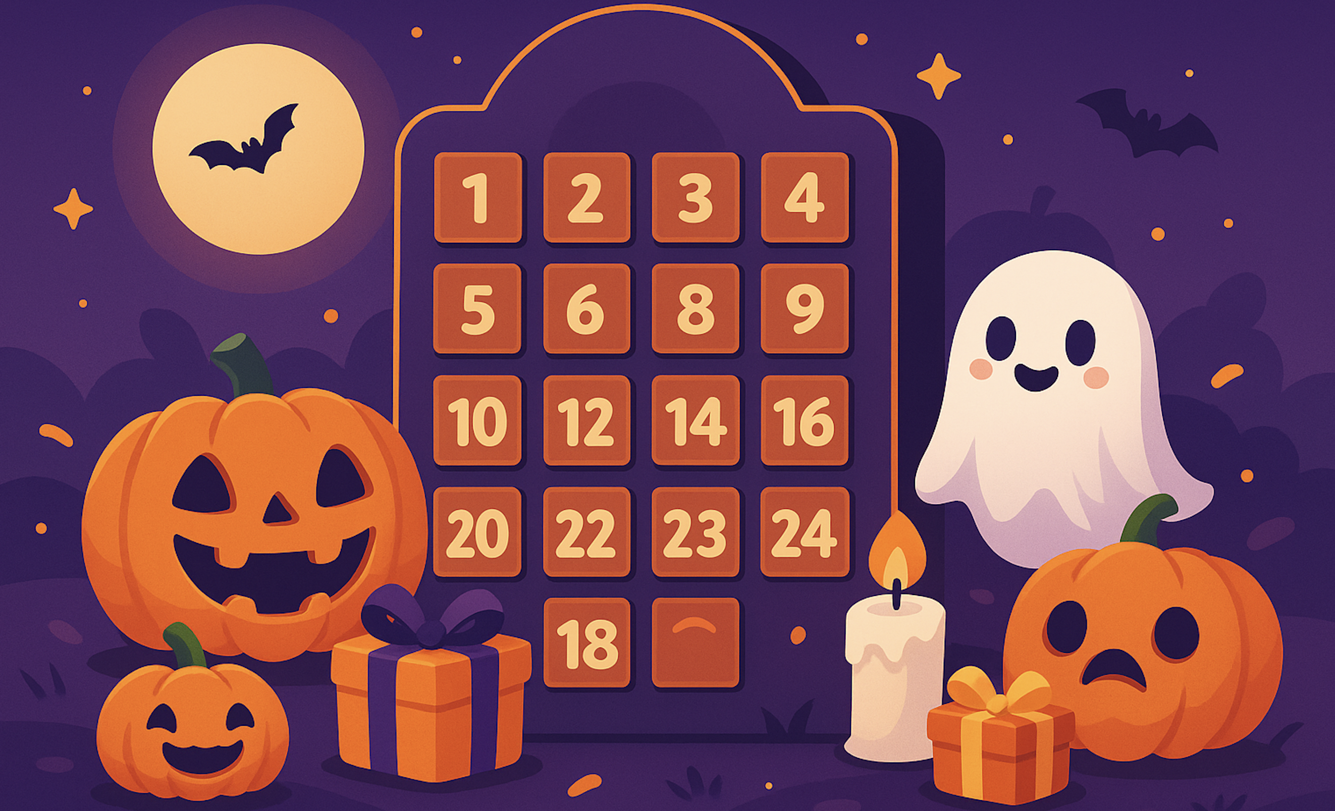 Halloweenkalendern är här!