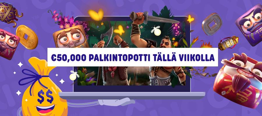 Haukka din del av Caxinos 50 000kr prispott!