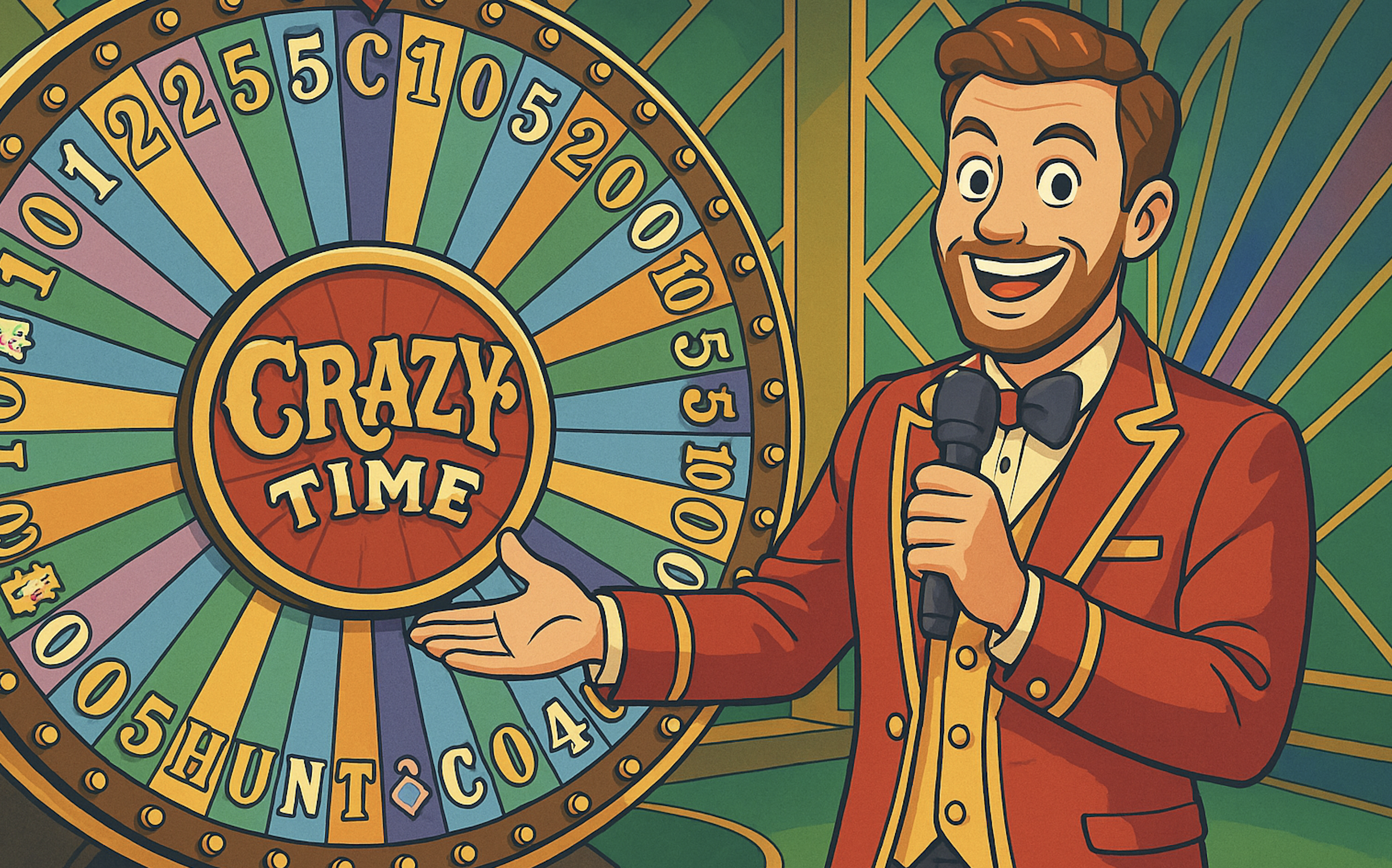 Crazy Time - galen och rolig live-spel