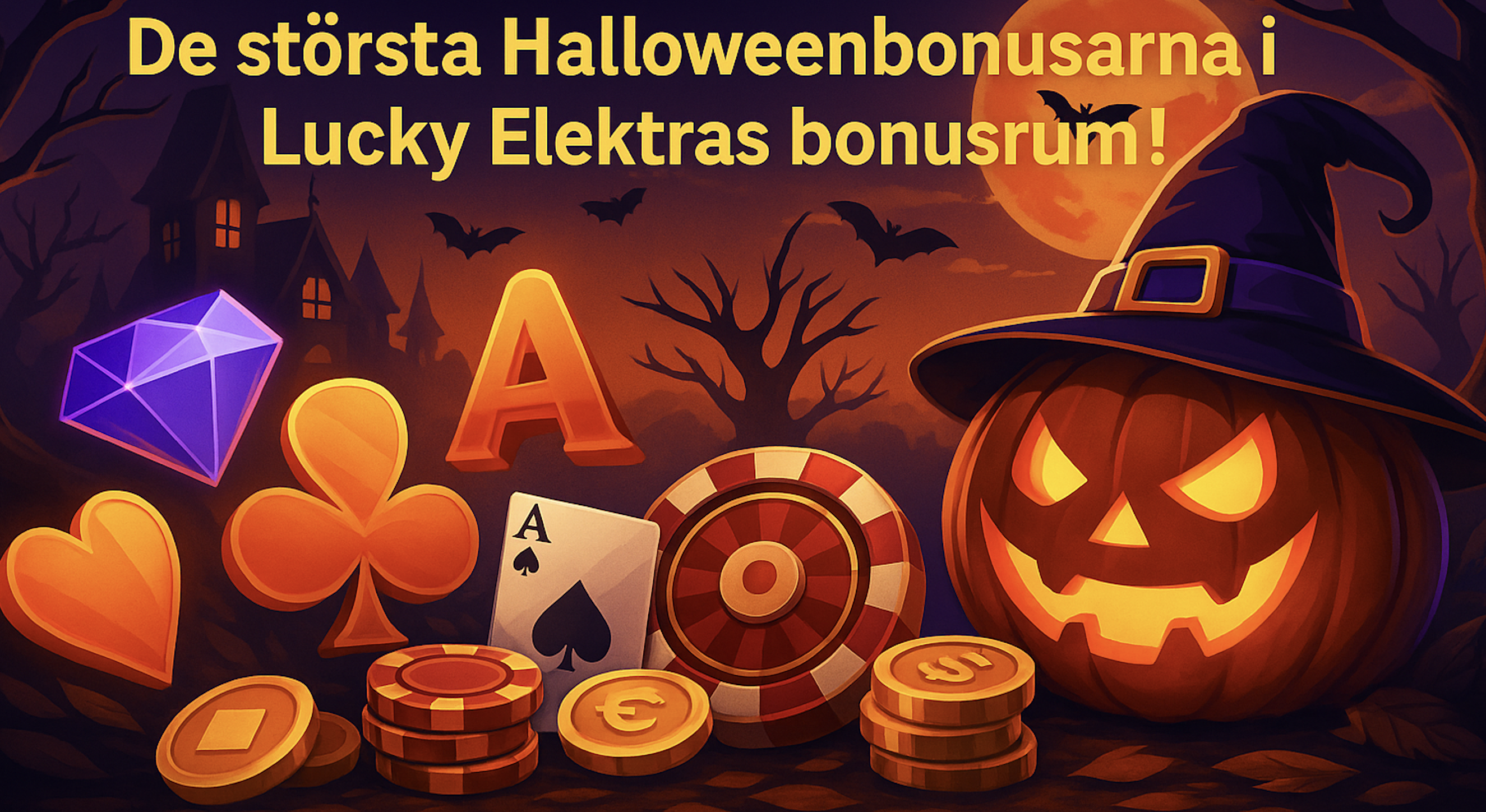 Lucky Elektran bonuskammiossa Halloweenin kovimmat bonarit!