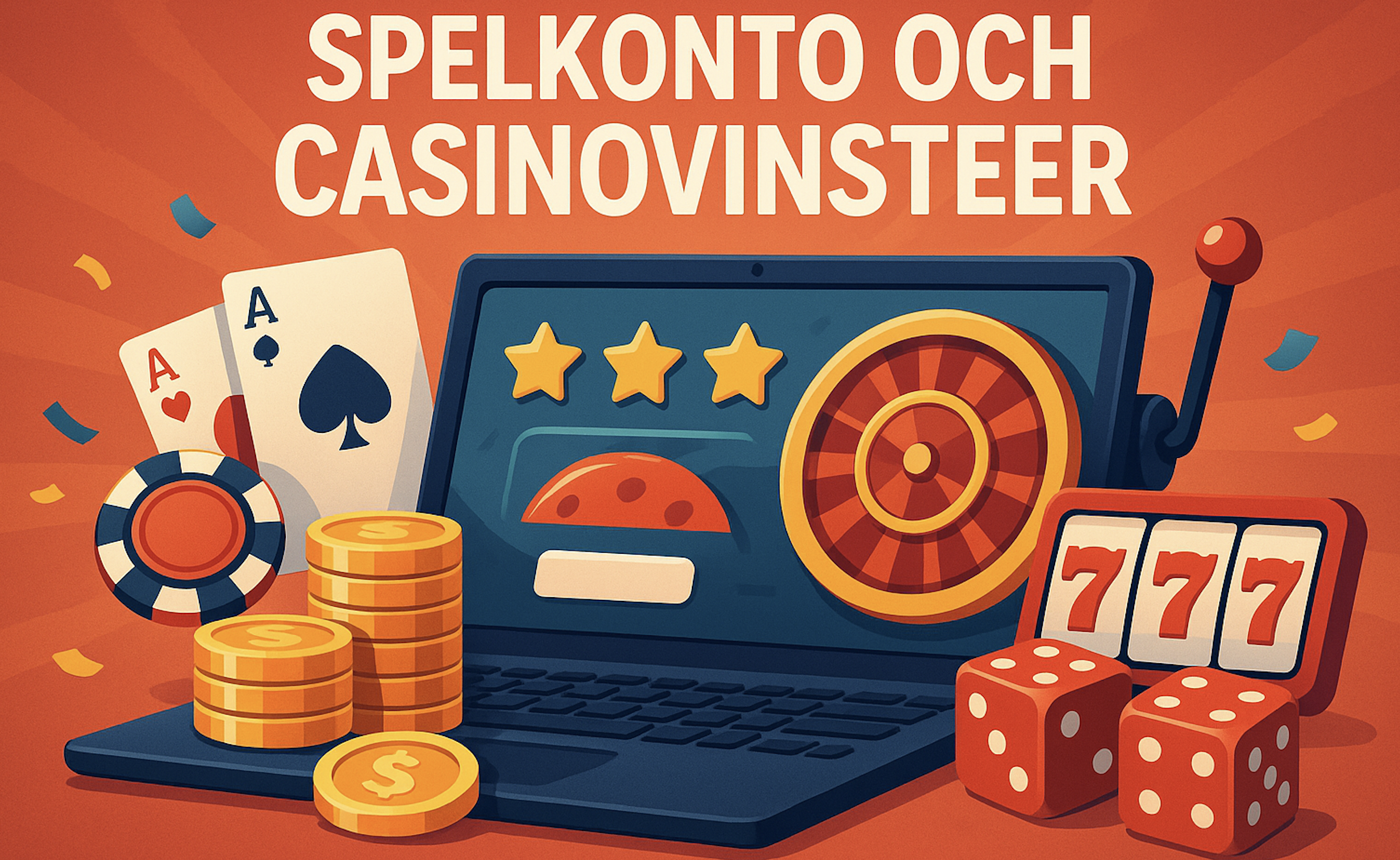 Spelkonto och casinovinster - undvik de vanligaste fallgroparna!