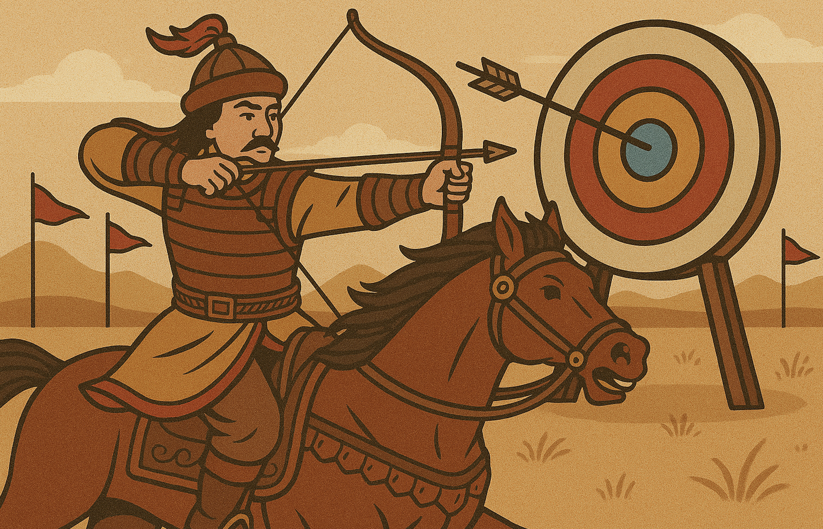 Mongol Treasure II: Bågskytte Tävling