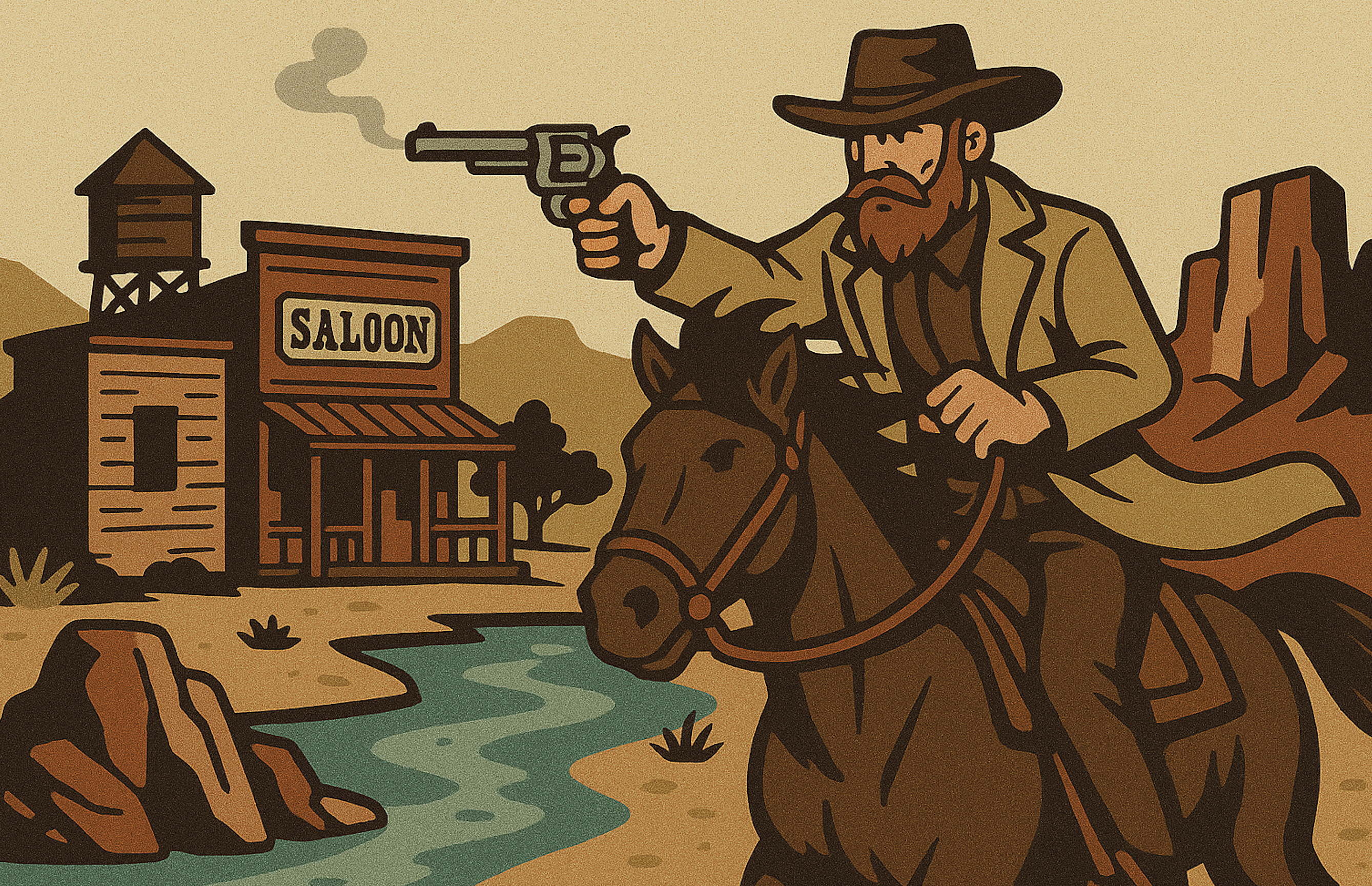 Black River Gold - Vilda Västern faller