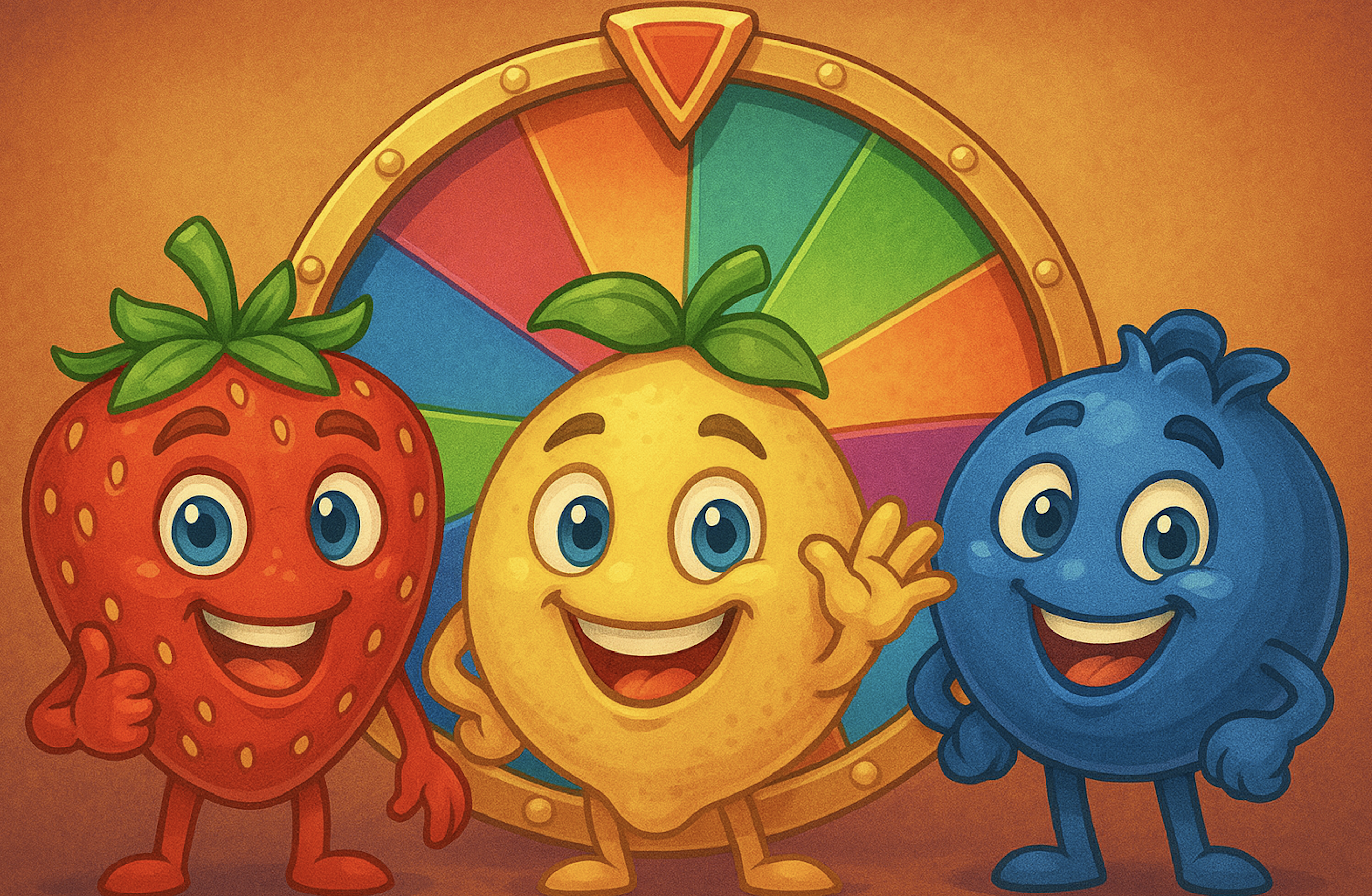 fruktgubbar lyckohjulet