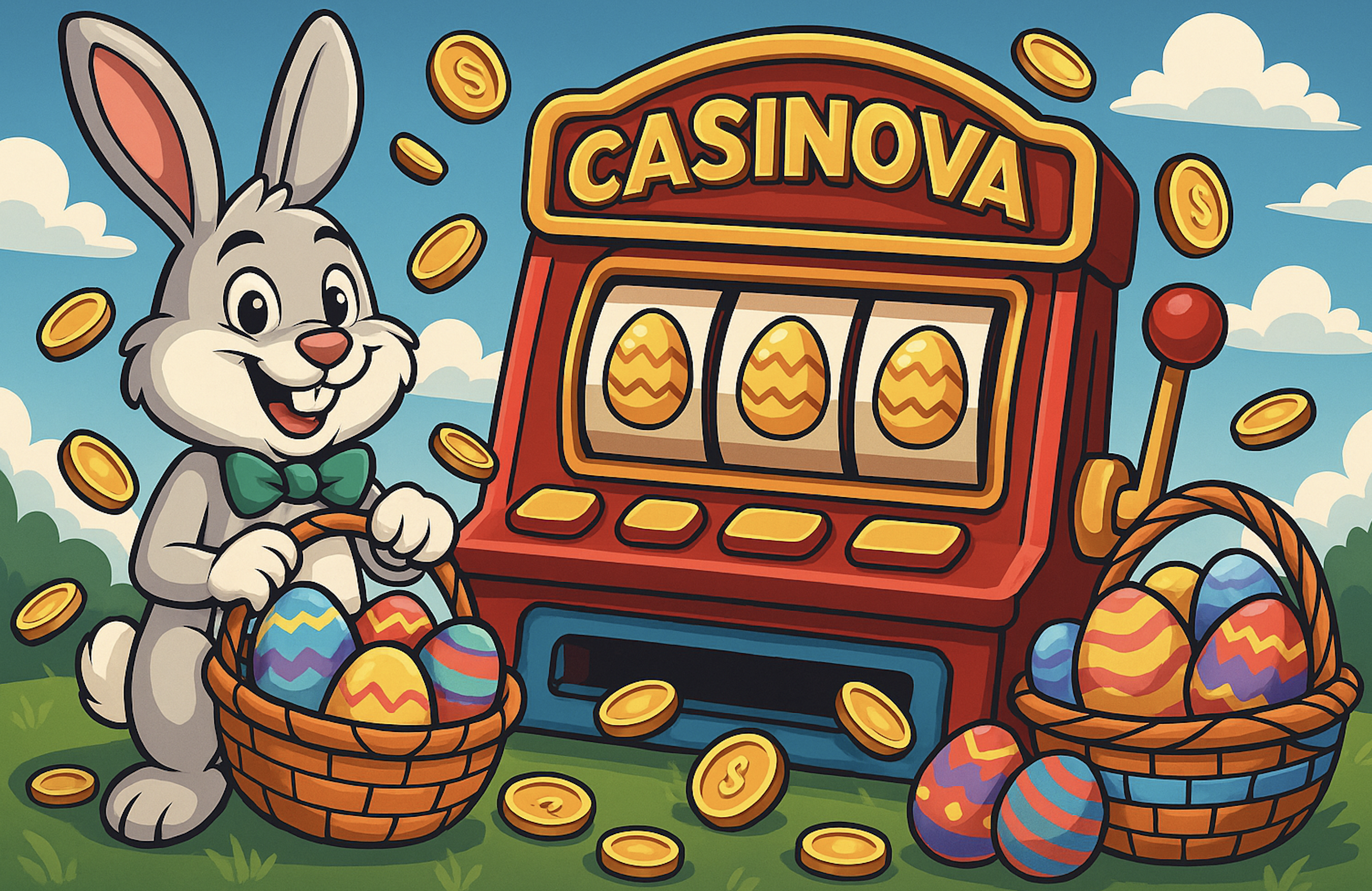 Få din del av 7 miljoner snurr i påskens ära!