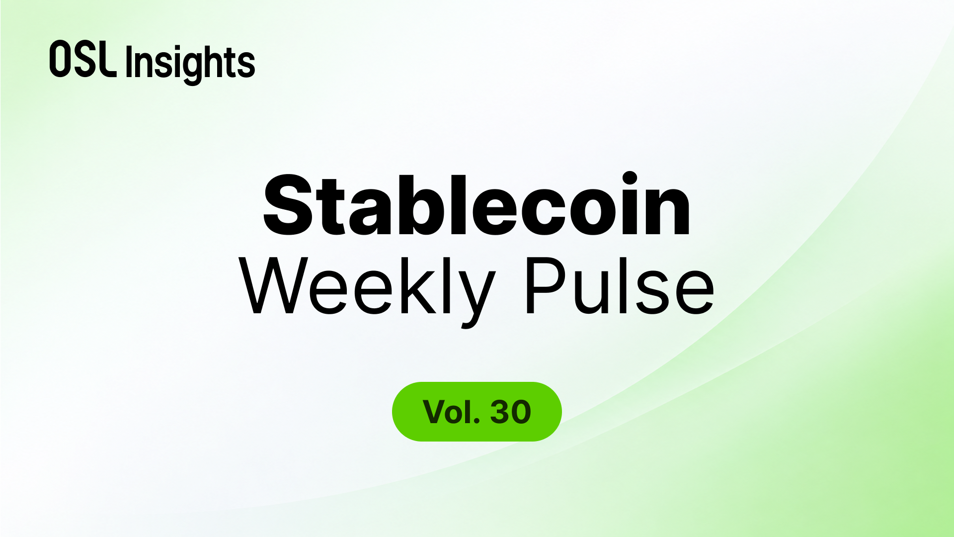 From Sibos to TOKEN2049 - Stablecoins Mature as Storytelling Fades