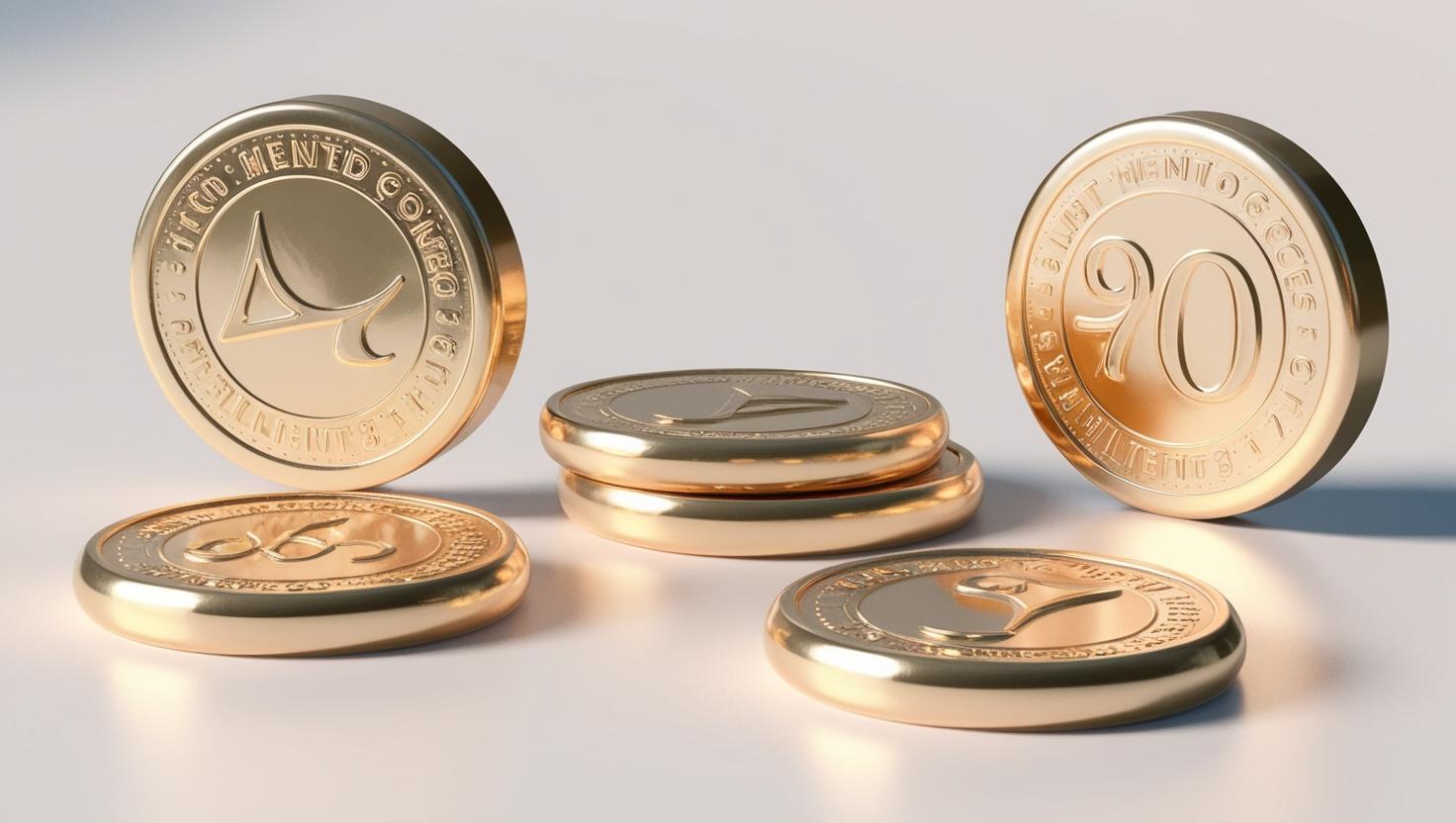3D digital coin pieces in a light style, no more element, no word.jpg