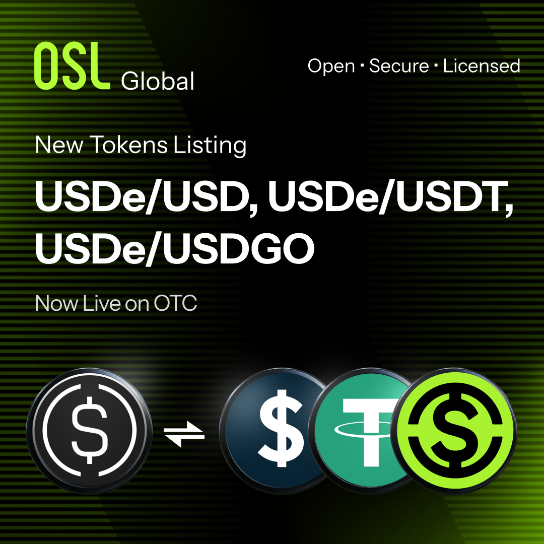 New OTC Listing on OSL Global: Ethena USDe (USDe)