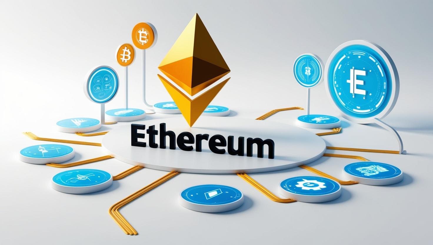 3D Ethereum roadmap with futuristic tech icons in a light style, no more element, no word (1).jpg