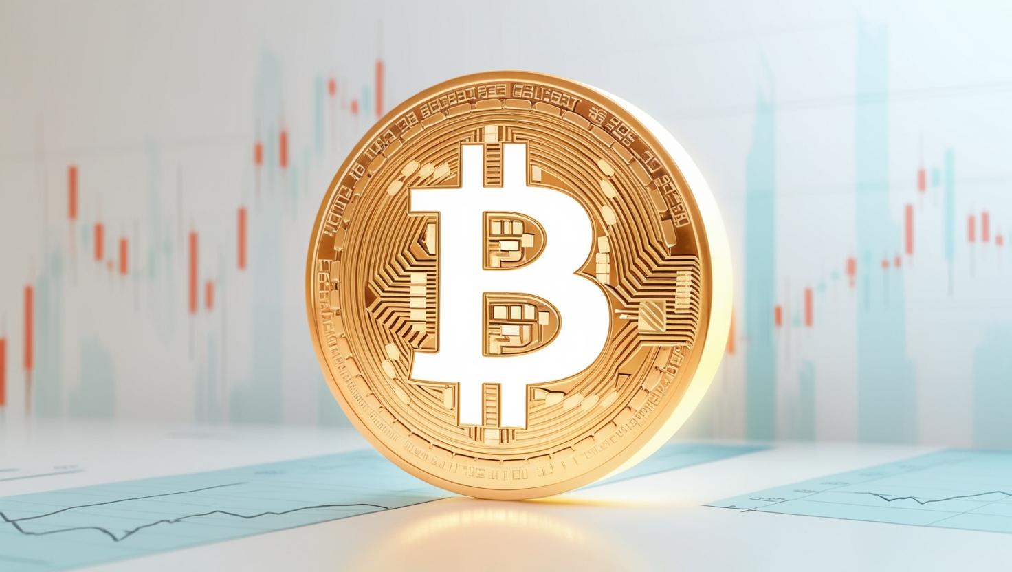 3D Glowing Bitcoin and stock market charts overlapping in a light style, no more element, no word (1).jpg