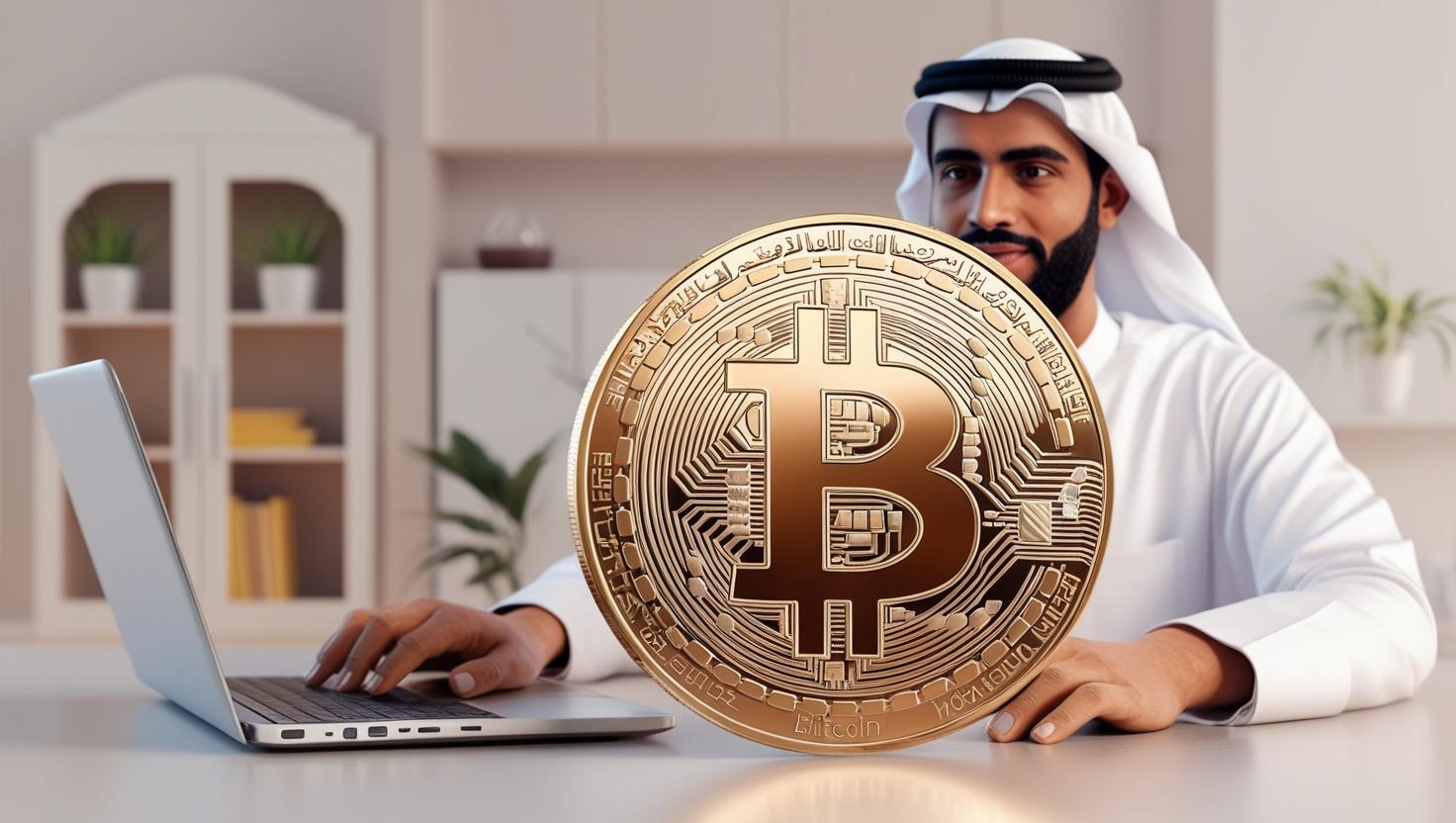 3D bitcoin,job,people in a light style, no more element, no word (1).jpg