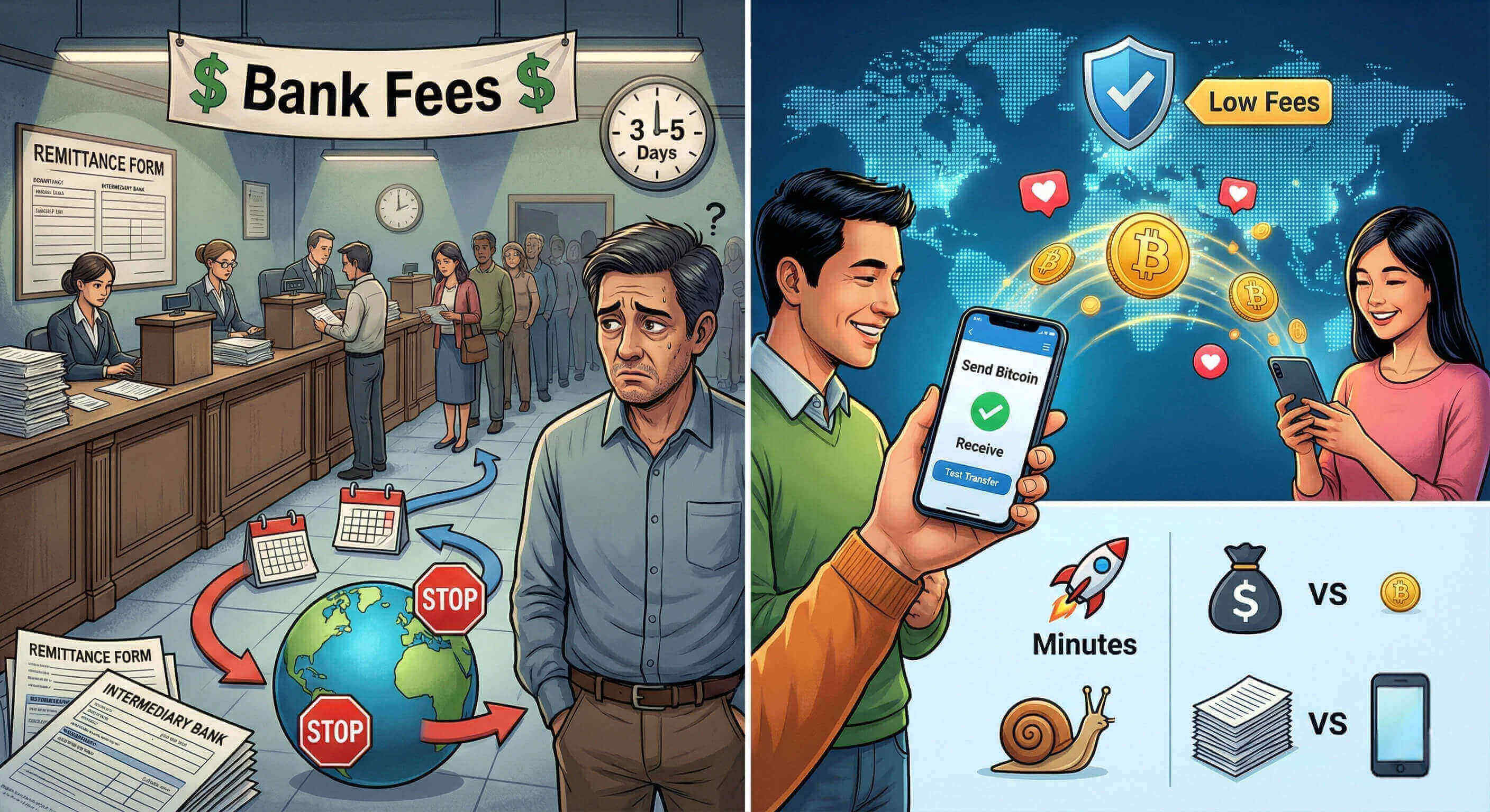 How to Send Money Overseas Instantly with Bitcoin