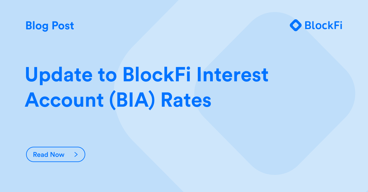 Update to BlockFi Interest Account
