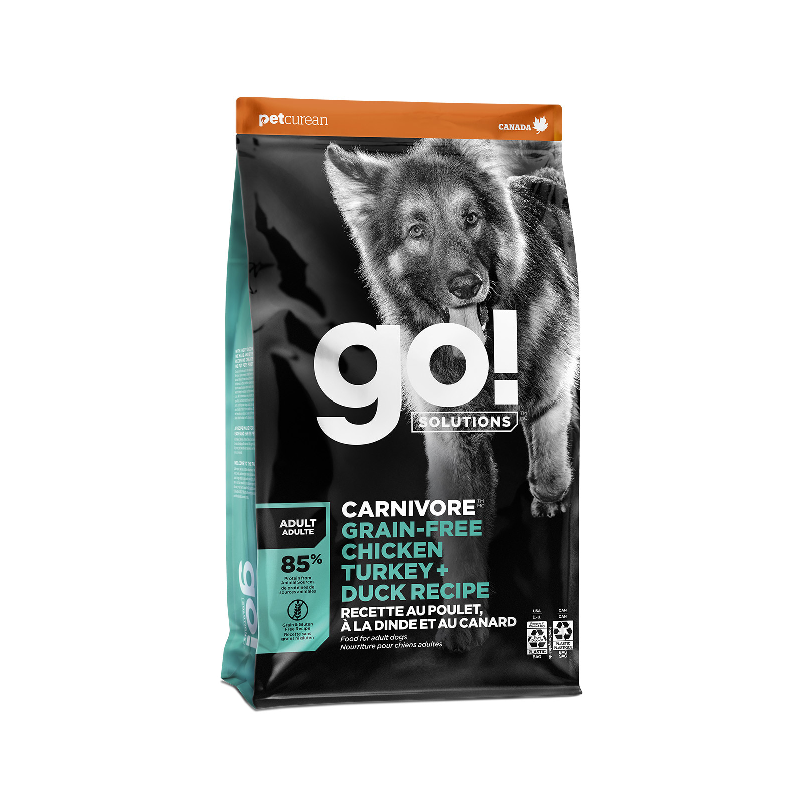 Carnivore Chicken, Turkey + Duck Grain-Free Adult Dog Food | Go