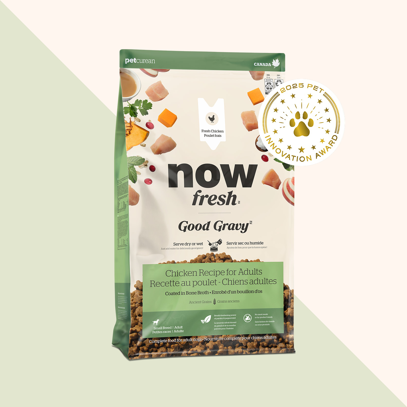 Now Fresh Good Gravy Chicken Recipe for Small Breed Adult Dogs, 2025 Pet Innovation Award