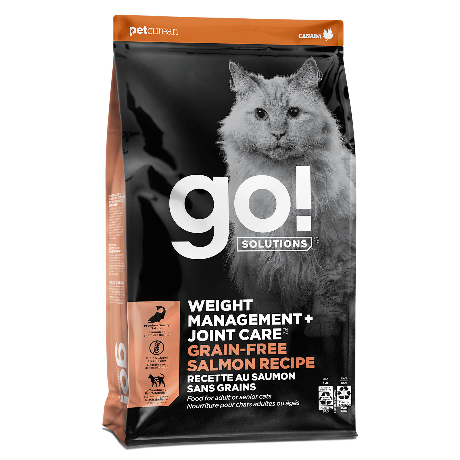 l carnitine for cat weight loss Weight Management + Joint Care Salmon Grain-Free Dry Cat Food