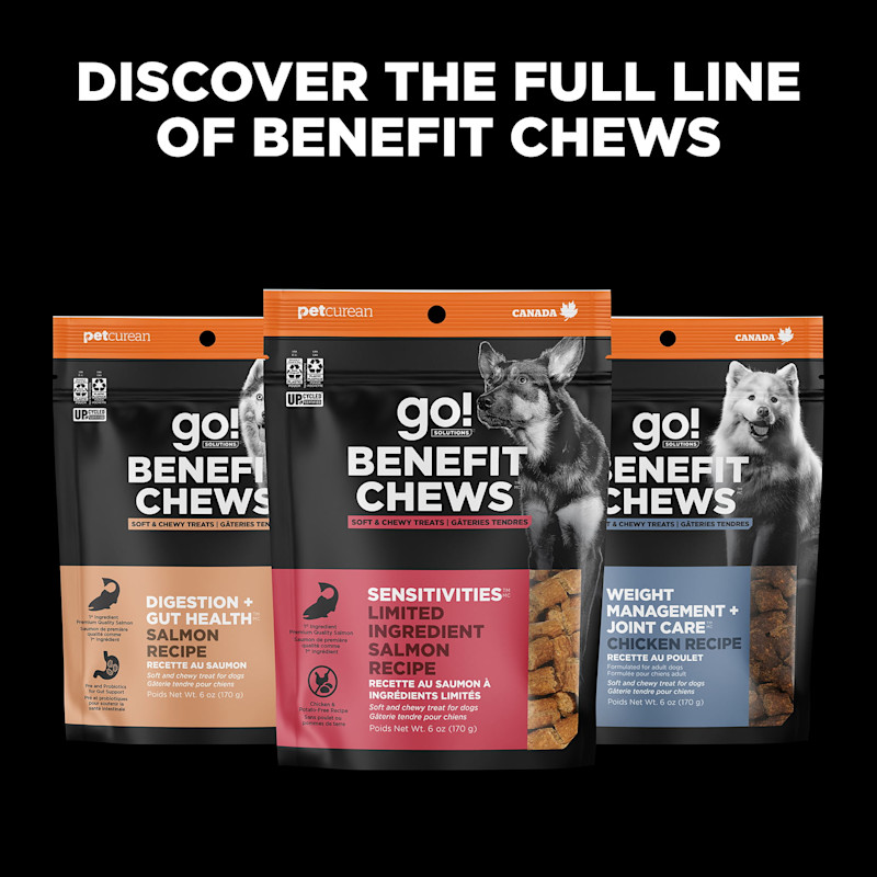 Discover the full line of Go! Solutions Benefit Chews