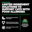 Limited ingredient solutions to support cats with food allergies