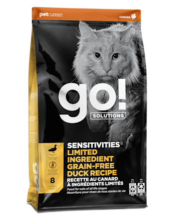 Go! Solutions Sensitivities Limited Ingredient Grain-Free Duck Recipe for cats