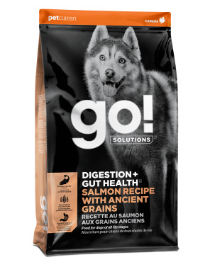 GO! SOLUTIONS DIGESTION + GUT HEALTH Salmon Recipe With Ancient Grains for Dogs